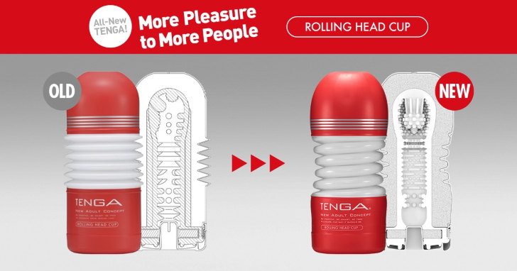 New TENGA CUP Series Launches Rolling Head CUP